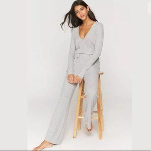 Spiritual Gangster Sophie Gray Ribbed Jumpsuit
